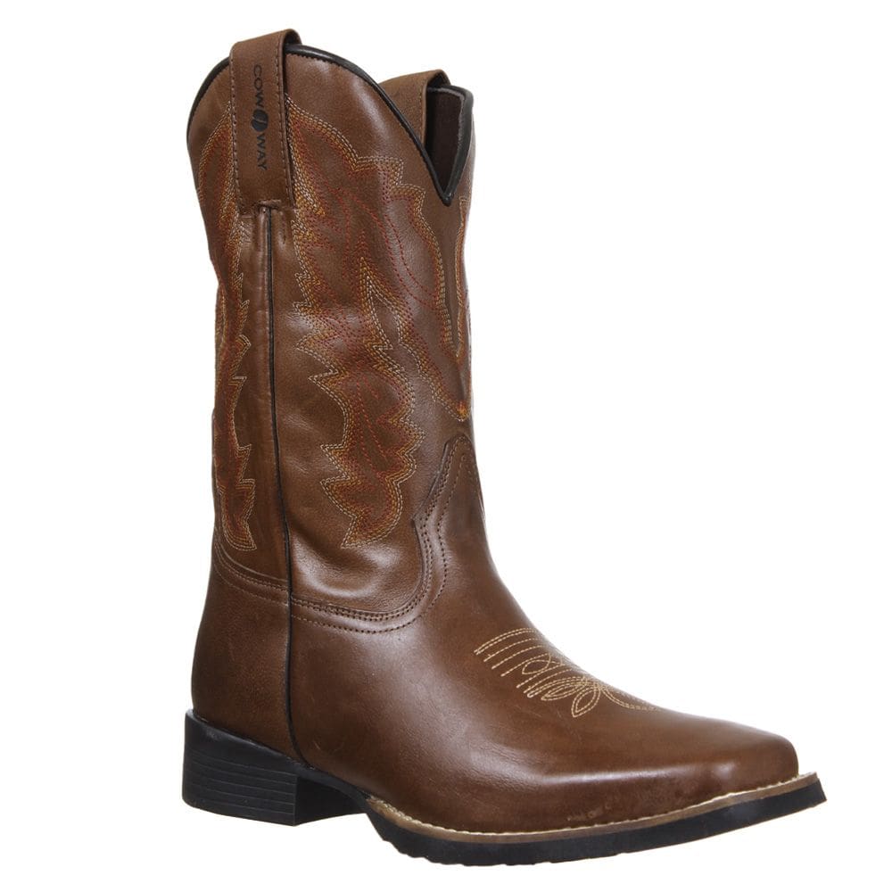 Bota Masculina Bico Quadrado Cow Way 35502