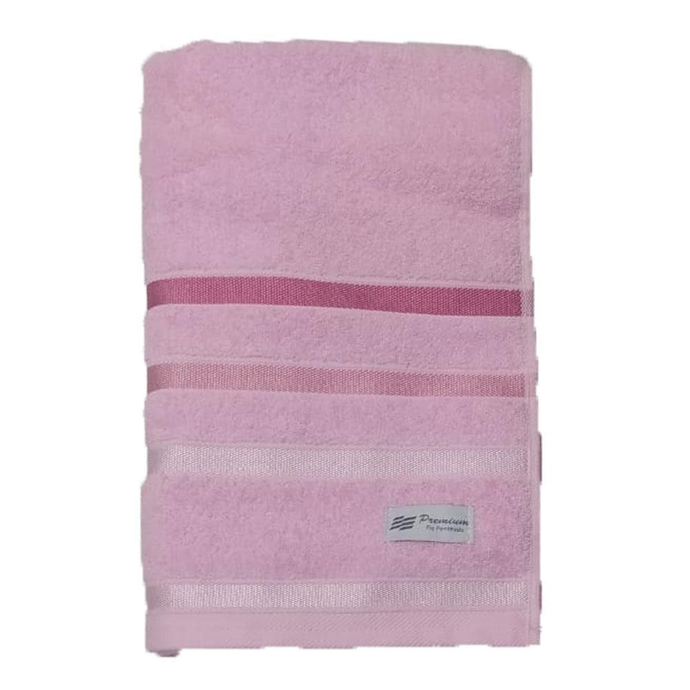 Toalha De Banho Teka Premium Lumiere Rosa 100% Algodão