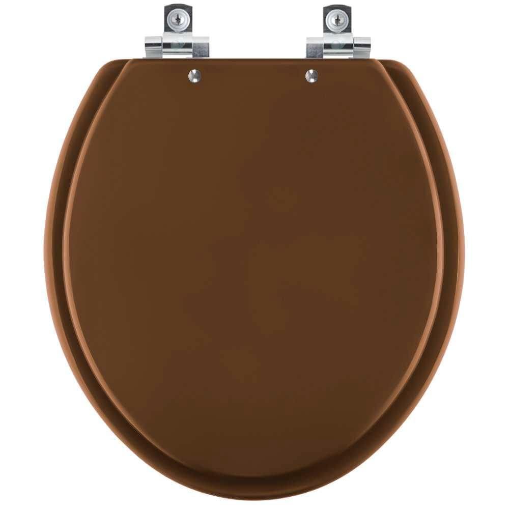 Assento Sanitário Soft Close Évora Ocre para vaso Luzarte