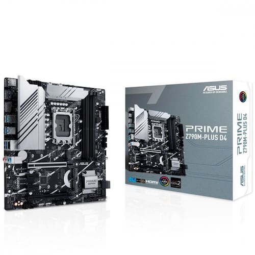 Imagem do produto Placa Mãe Asus Prime Para Intel LGA 1700 Z790M-PLUS 4xDDR5 mATX em Extra