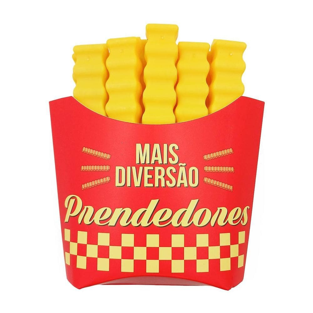 Prendedor Veda Embalagem Batata Frita Imã Geladeira 11