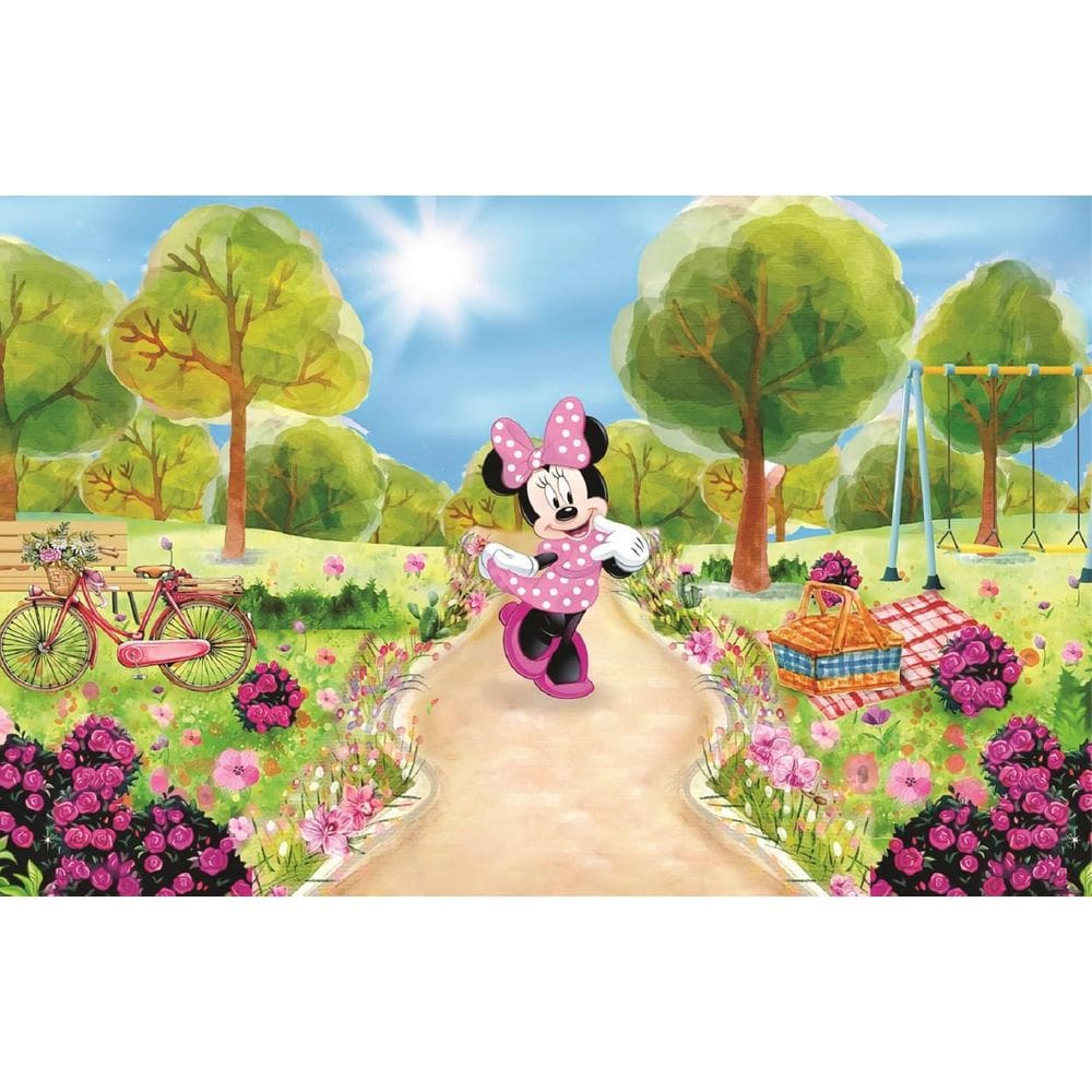 Fundo Fotográfico Em Tecido Minnie 2,20 X 1,50