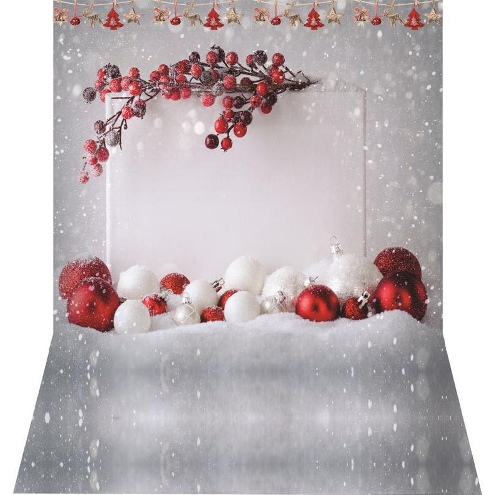 Fundo Fotográfico Newborn Em Tecido Natal 1,50X2,50