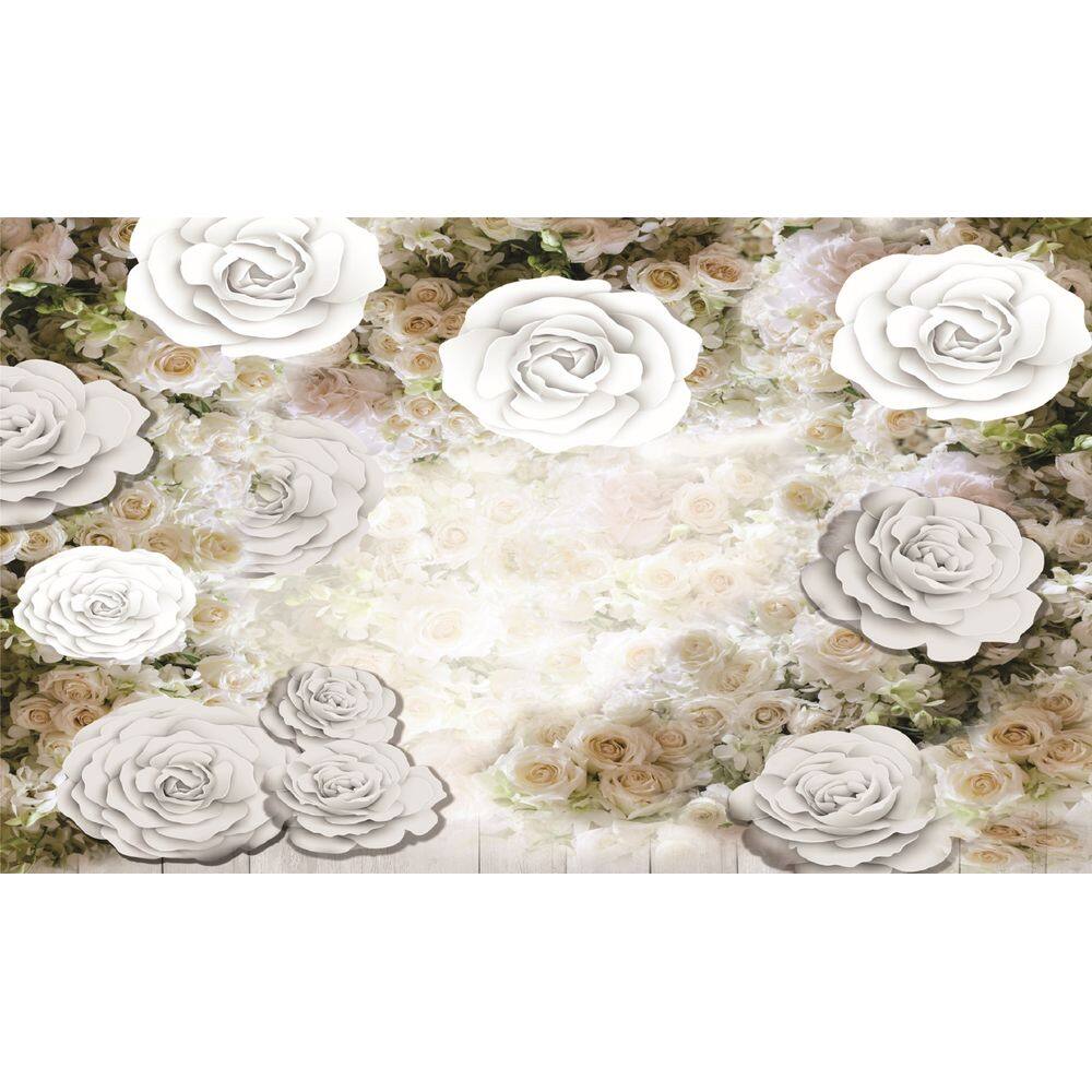 Fundo Fotográfico Em Tecido Floral 2,60X1,50