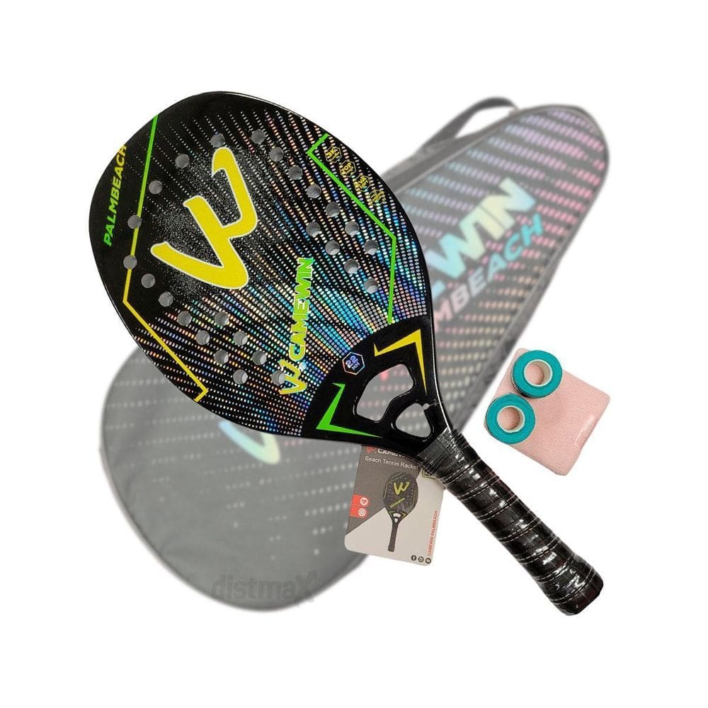 Raquete Beach Tennis 3K Camewin Palmbeach Amarelo