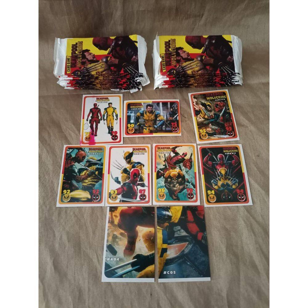Kit Cards 2.5 Deadpool E Wolverine Cards Figurinhas