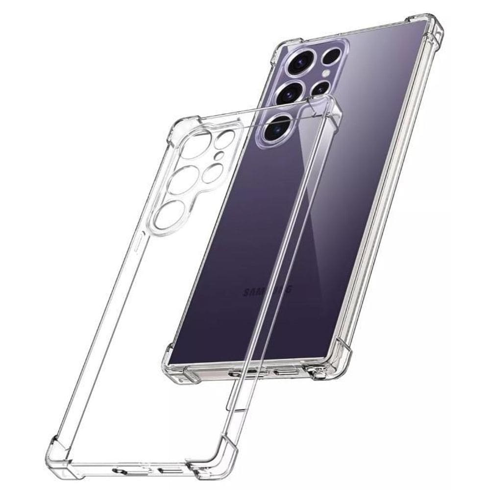 Capa Em Gel Air Cushion Para Galaxy S24 Ultra - Transparente