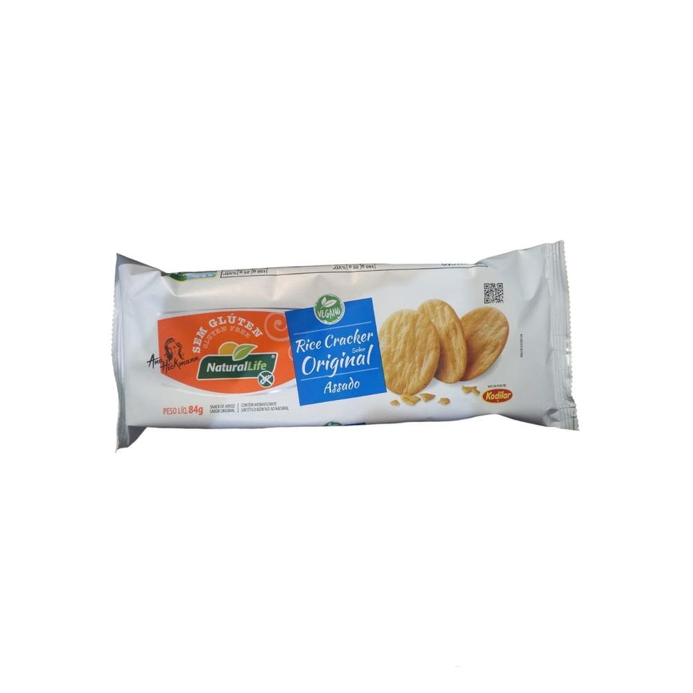 Biscoito Rice Cracker Sem Glúten Kodilar 84G