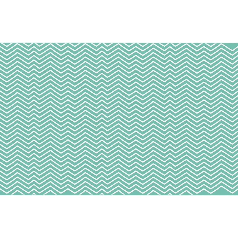 Fundo Fotográfico Em Tecido Chevron Verde 2,80x1,50