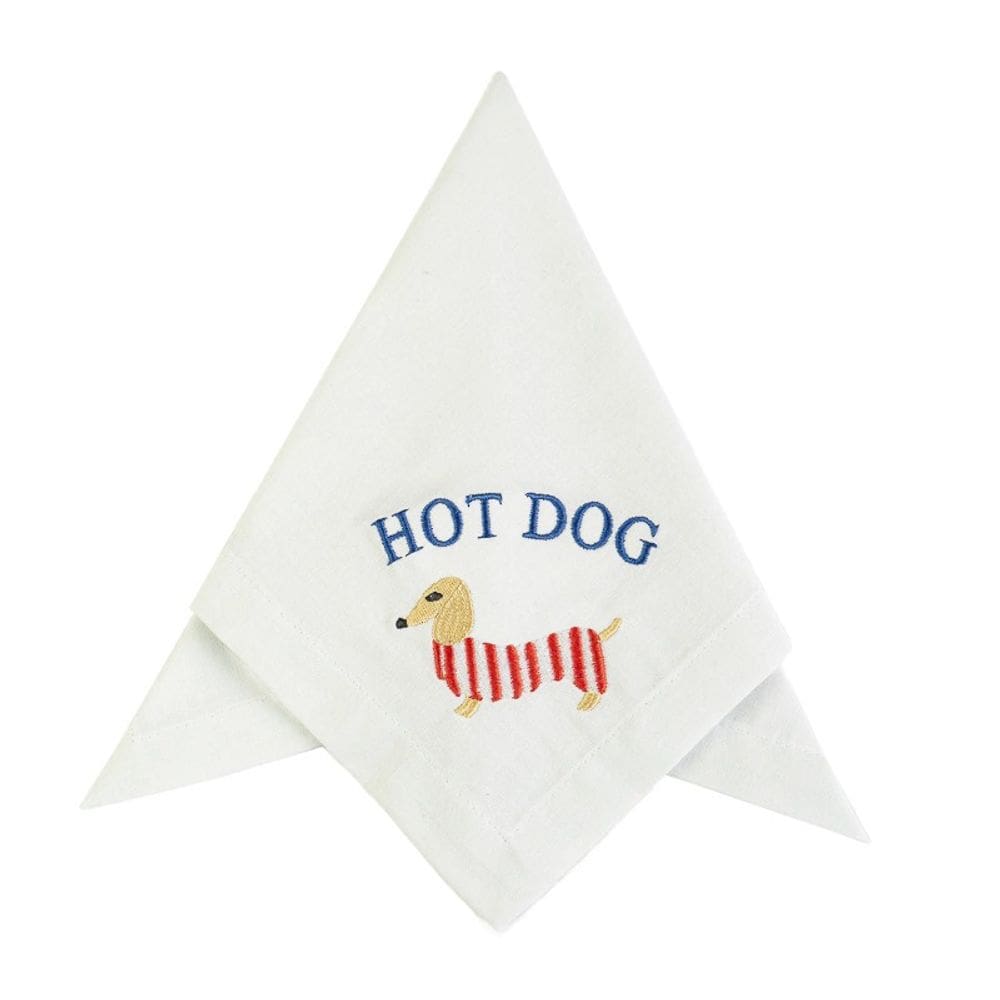 Guardanapo Hot Dog Bordado 016
