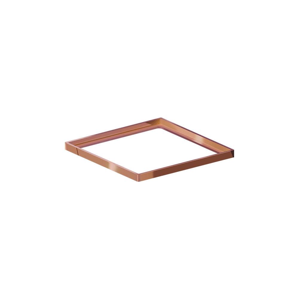 Porta Grelha Linear Elleve Quadrado 4190 15x15 Red Gold