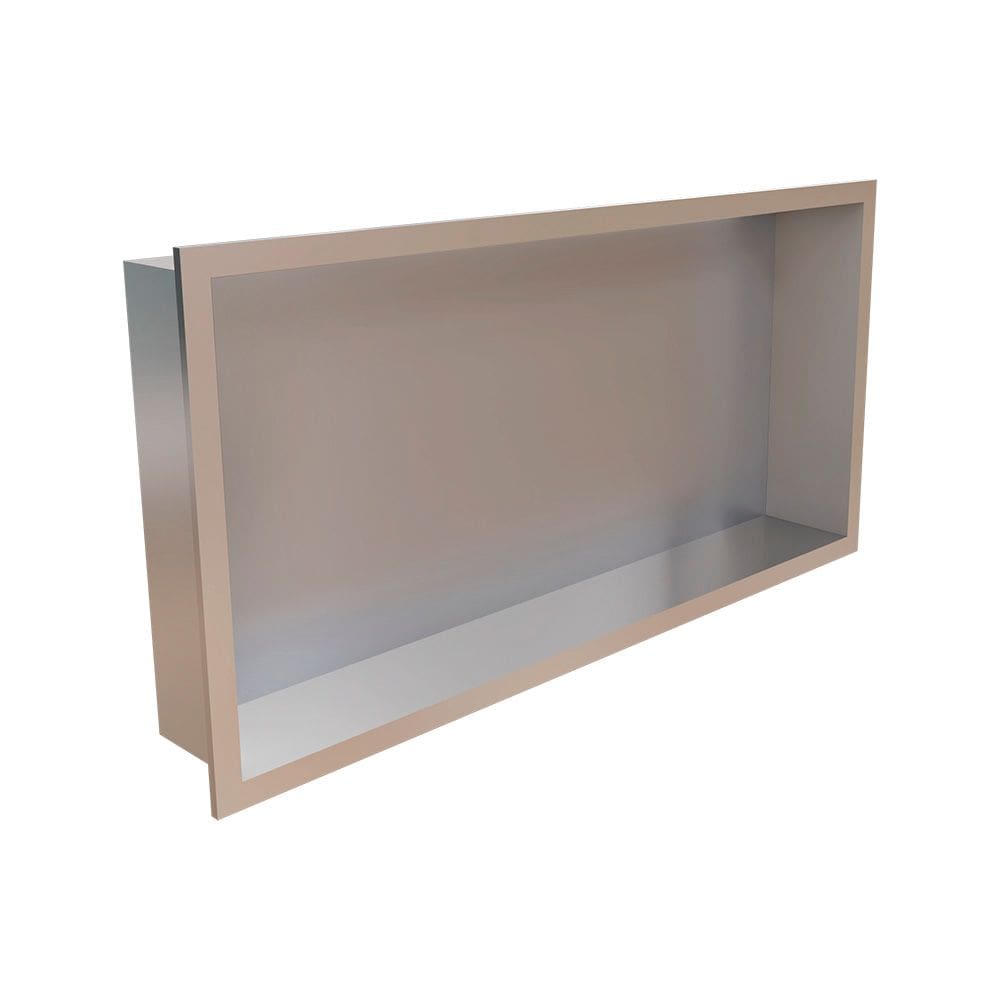Nicho de Embutir para Banheiro Linear Elleve 9565 30x60 Inox