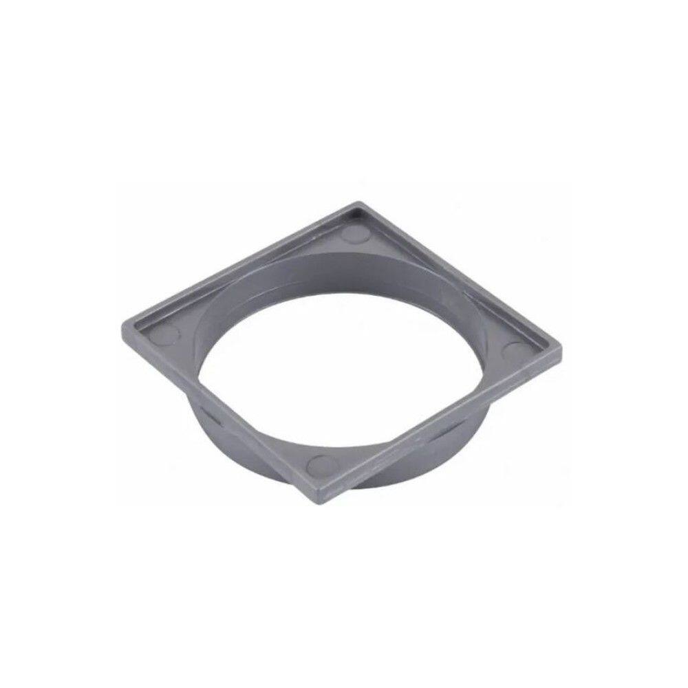 Porta Grelha Ralo Quadrado Suporte Caxilho Cinza 150mm Tigre