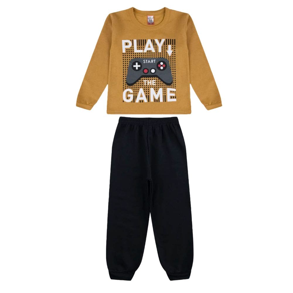 Conjunto Infantil Menino Moletom Algodão