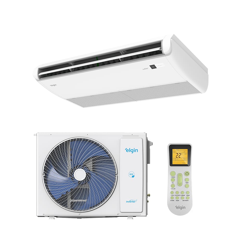 Ar Condicionado Split Cassete Inverter Elgin Plus 36.000 Btus Frio 220v R-32