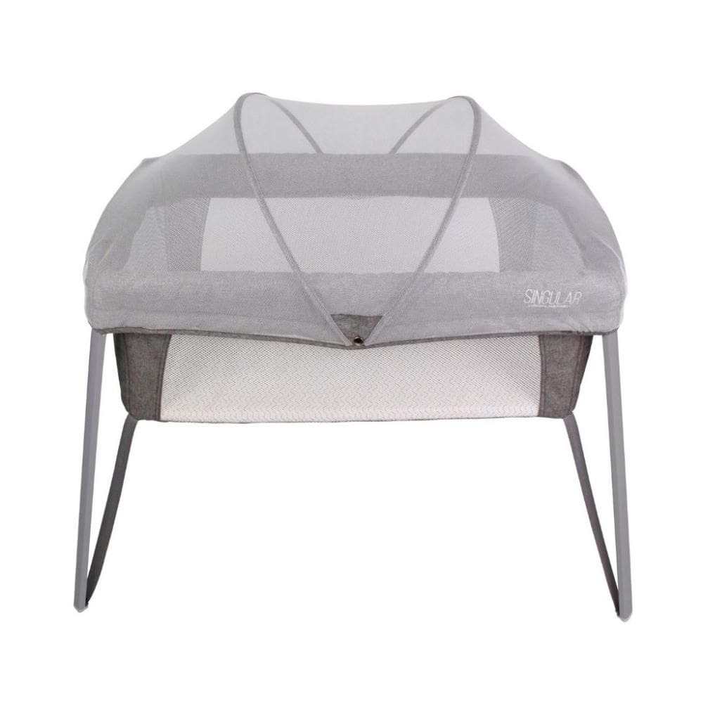Bouncer Eternity Cinza Mescla e Branco - Singular Baby