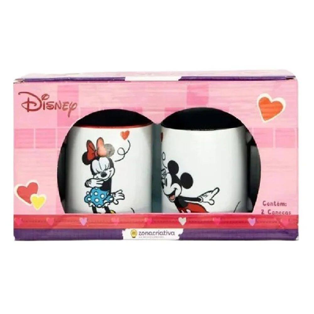 Kit Com 2 Canecas Pop Mickey Friends 350 Ml
