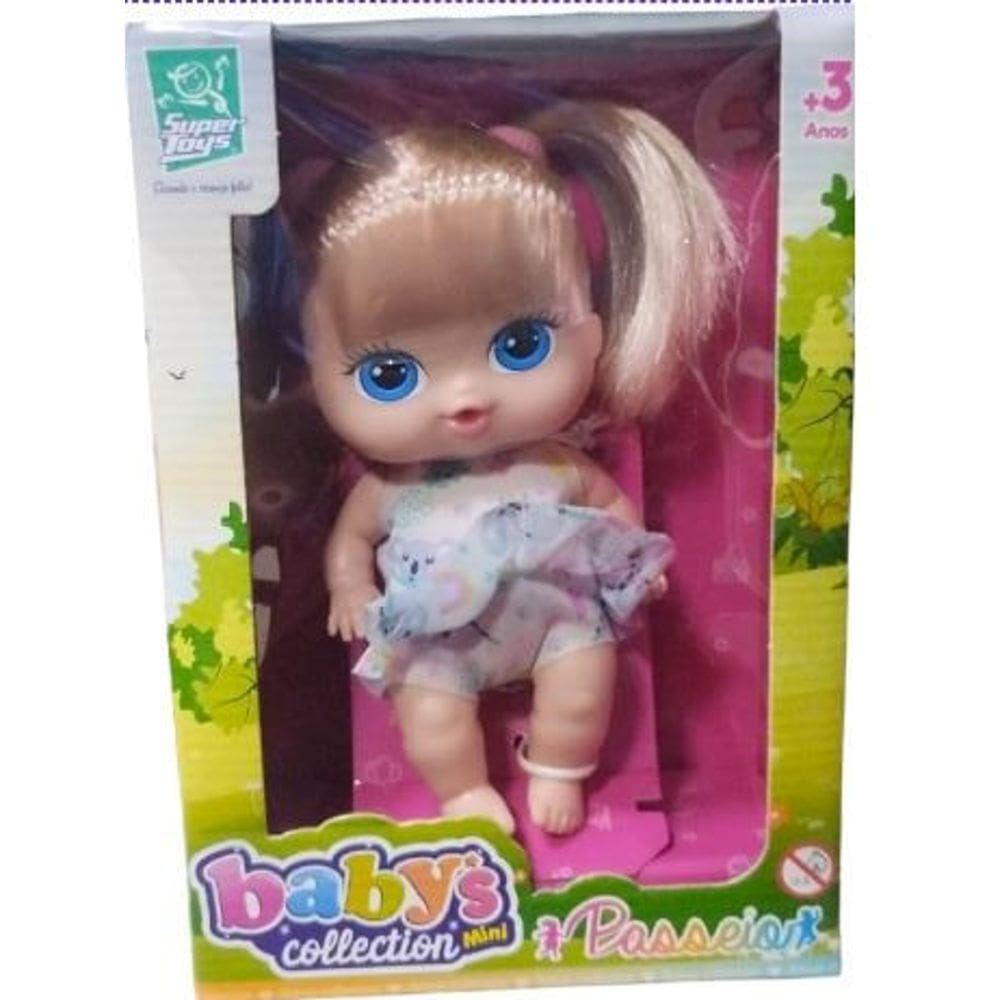 Boneca - Babys Collection com Cabelo Loiro SUPER TOYS