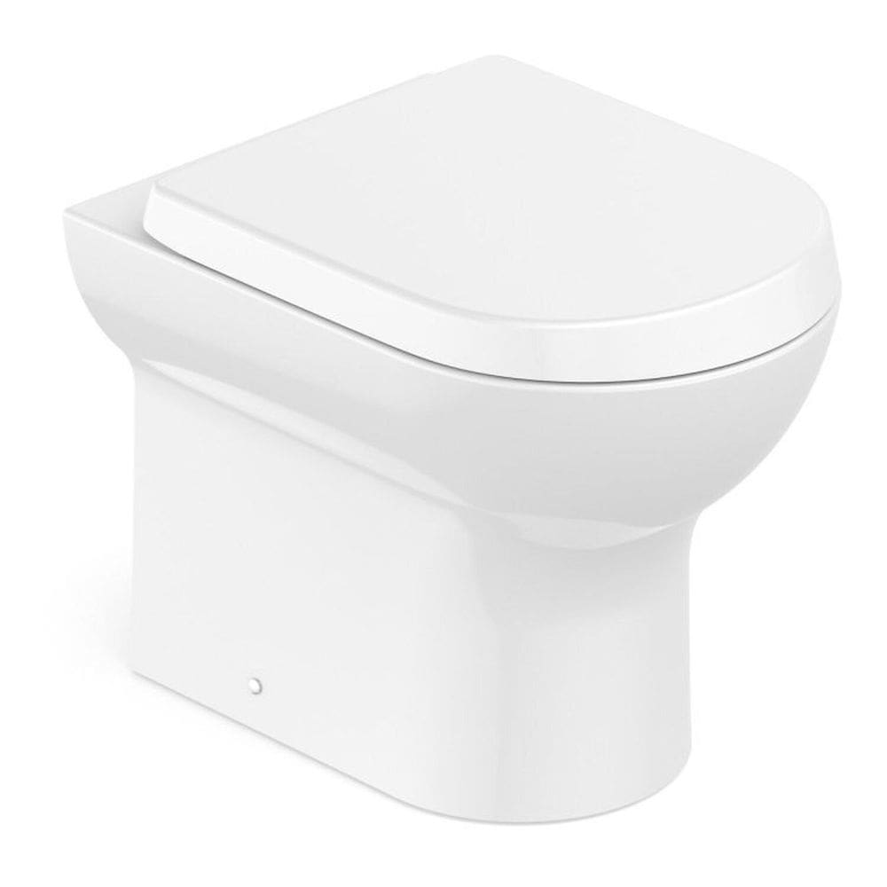 Kit 5 Vaso Sanitário Convencional com Assento Termofixo Queda Amortecida Nexo Roca Branco Brilhante