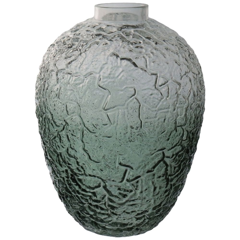 VASO VASO DECORATIVO ENFEITE CASA GARRAFA HOME&CO VIDRO 29x22x22cm FUME