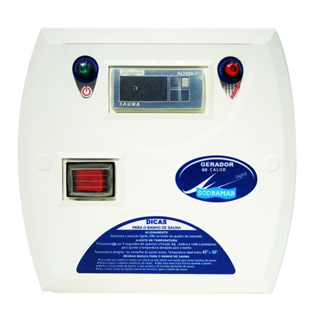 Comando Digital para Sauna Seca - Sodramar