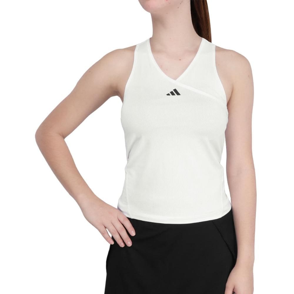 Regata Adidas Club Tennis V-Neck Branca