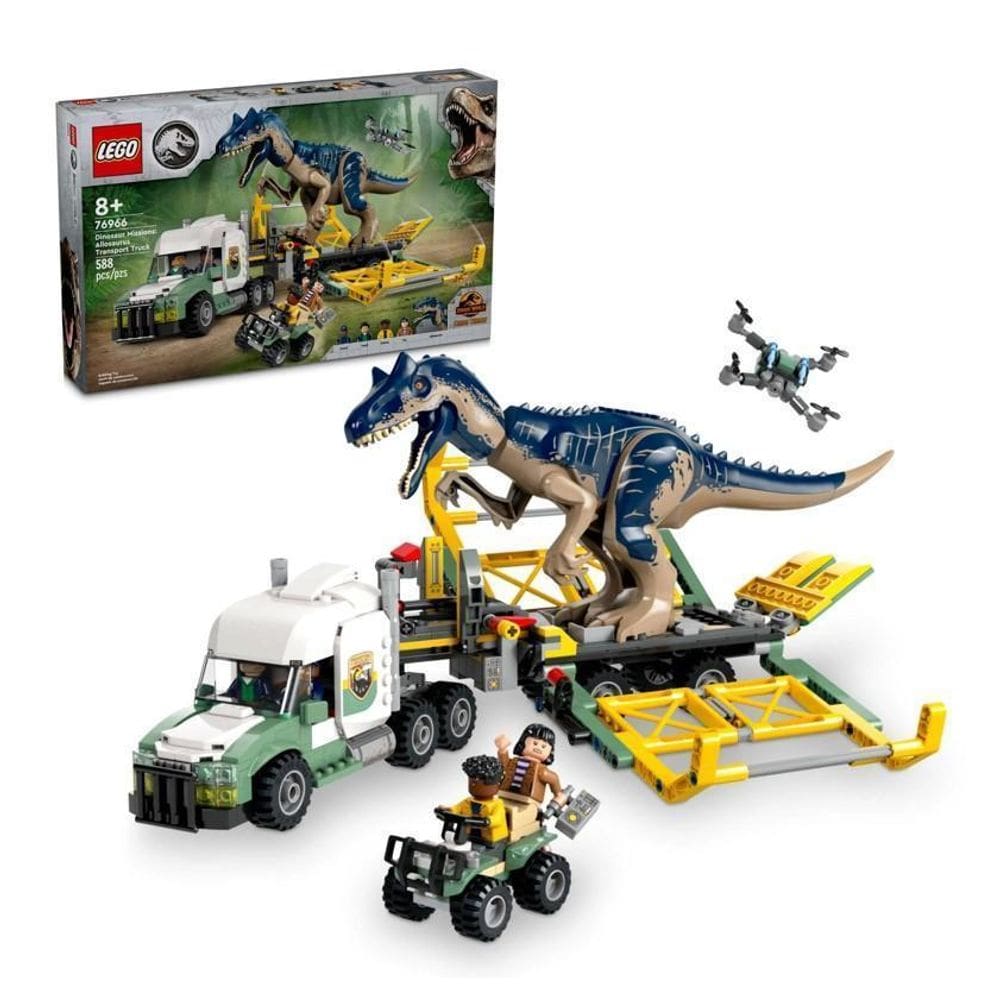 Lego Jurassic World Missão Transporte Do Alossauro - 76966