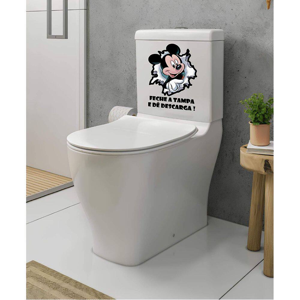 Adesivo De Vaso Sanitário De A Descarga - Mickey