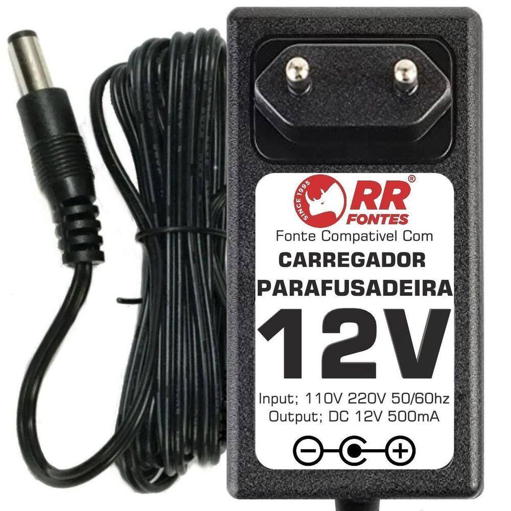 Fonte Carregador 12V Para Parafusadeira Skil Titanium Thaf