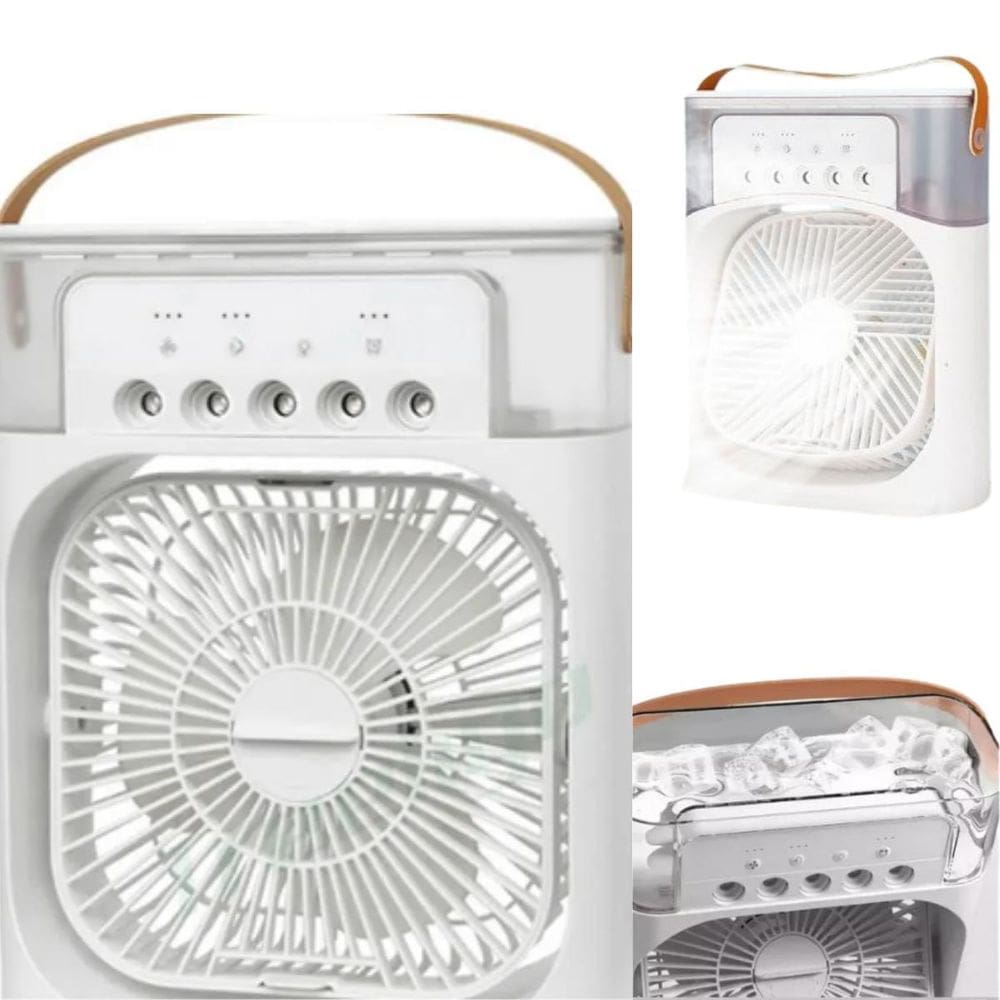 Mini Portátil De Mesa Branco Ventilador