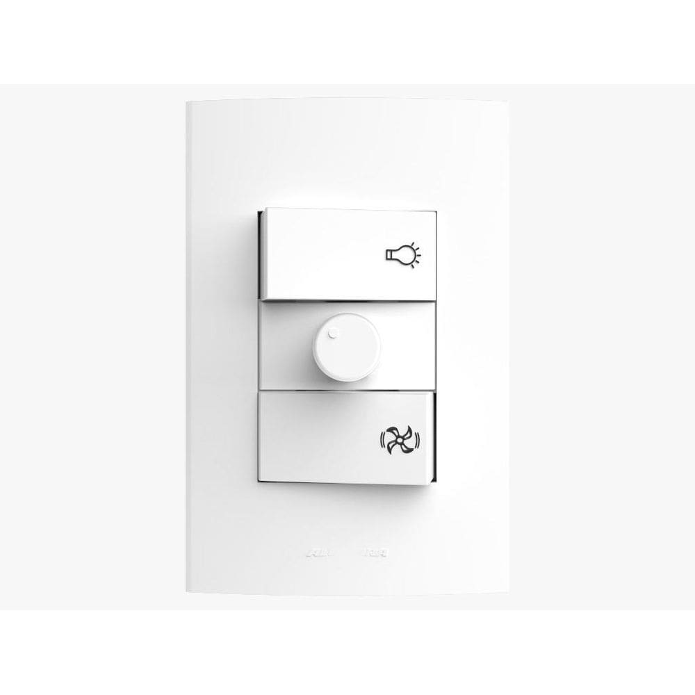 Conjunto Controlador Ventilador Bivolt 4X2 Inova Pro Alumbra