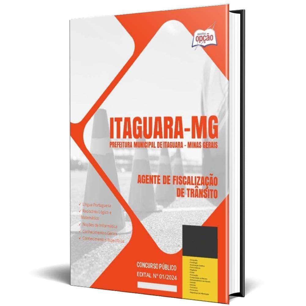 Apostila Prefeitura Itaguara Mg 2024 Agente Fiscalização