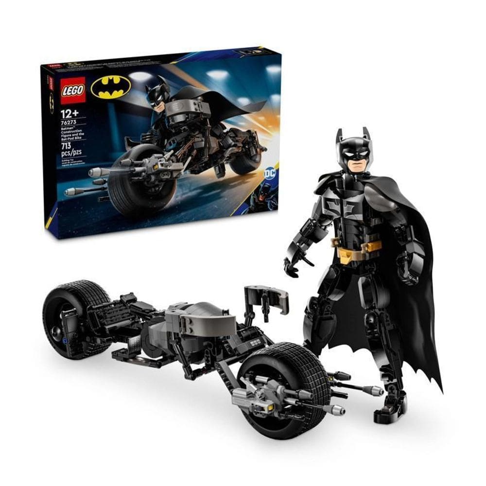 Lego Dc Figura Do Batman E Bicicleta Batpod - 76273