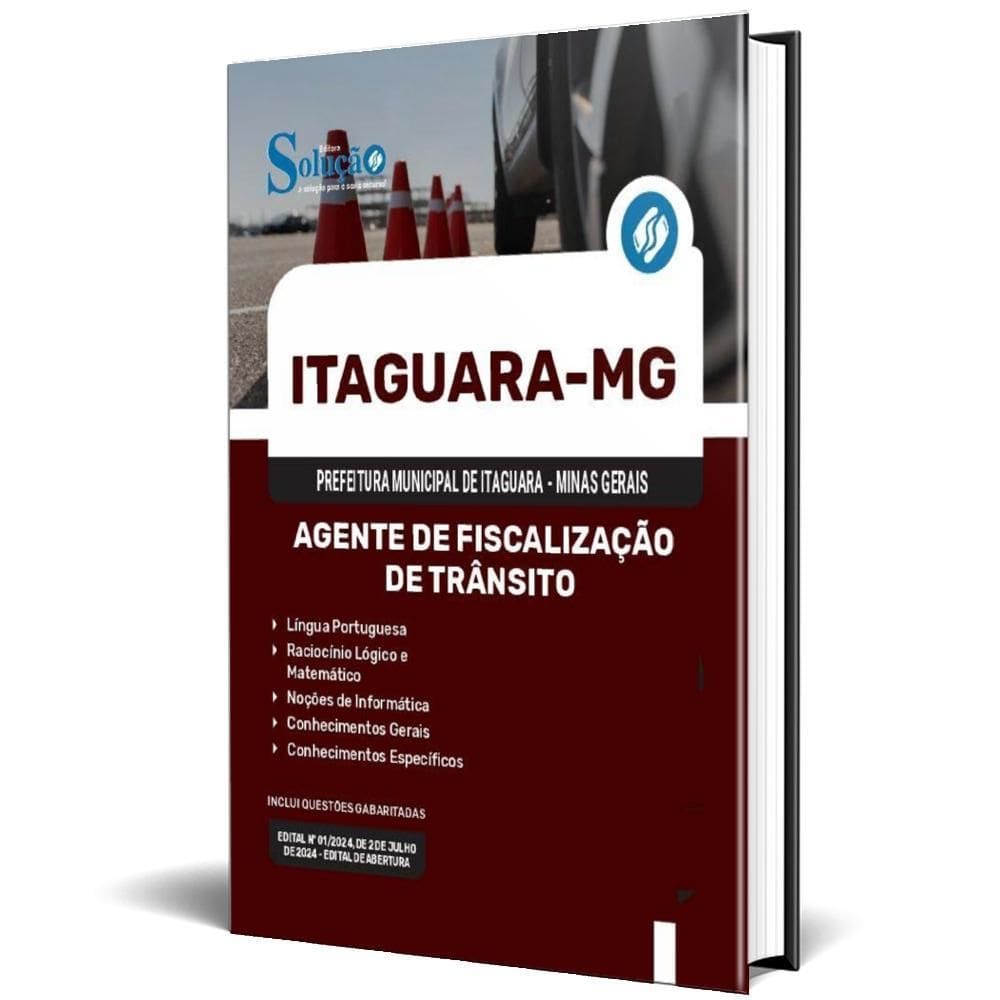 Apostila Prefeitura Itaguara Mg 2024 Agente Fiscalização