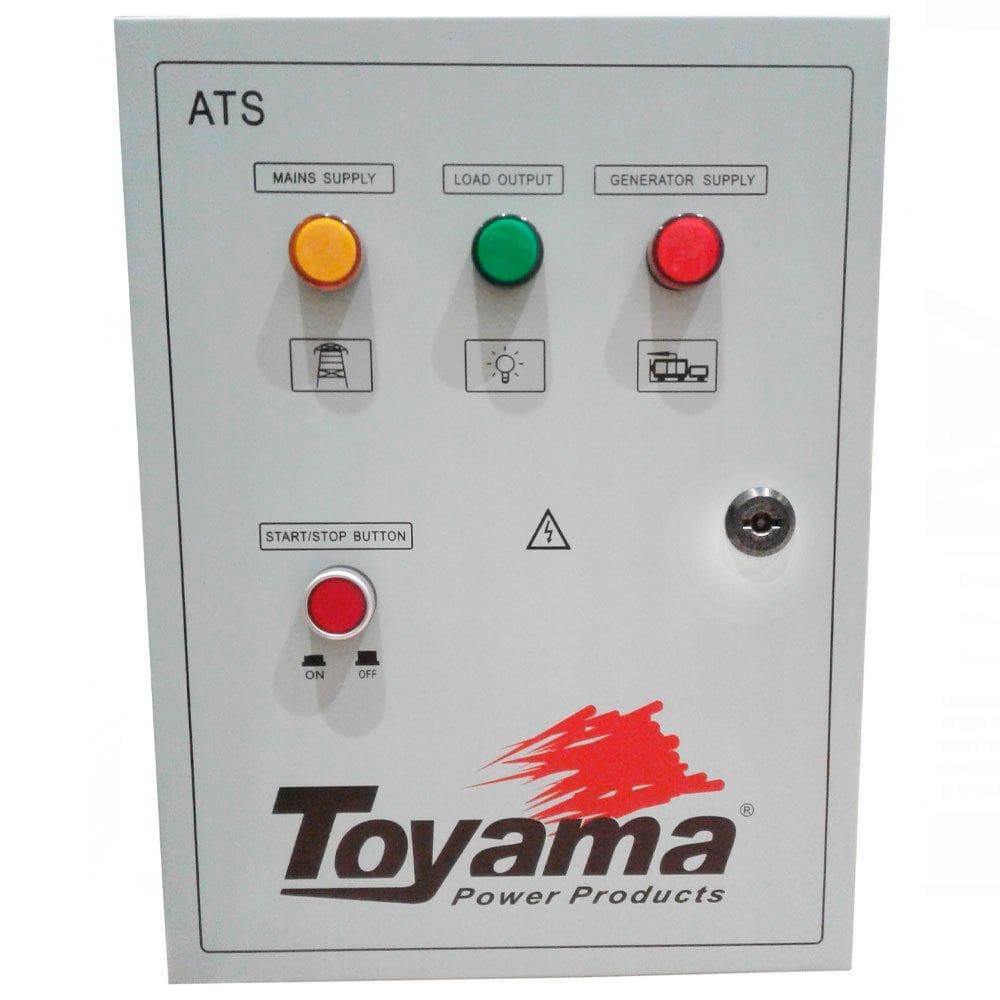 Painel ATS ATS12T220-N para Gerador 12,0 KVA Trifásico 220V TOYAMA