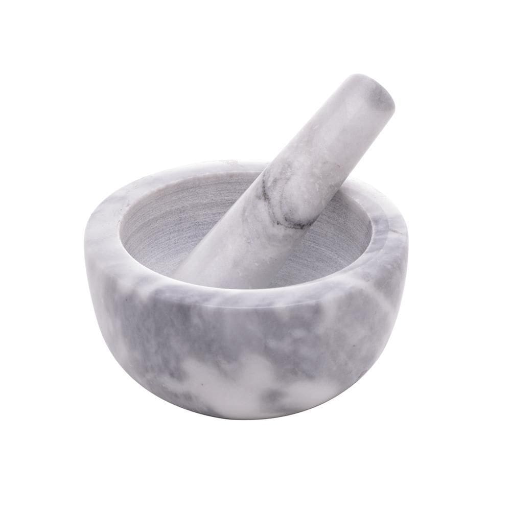 Conjunto Pilão e Socador de Mármore Marin 12cm x 6cm - Lyor