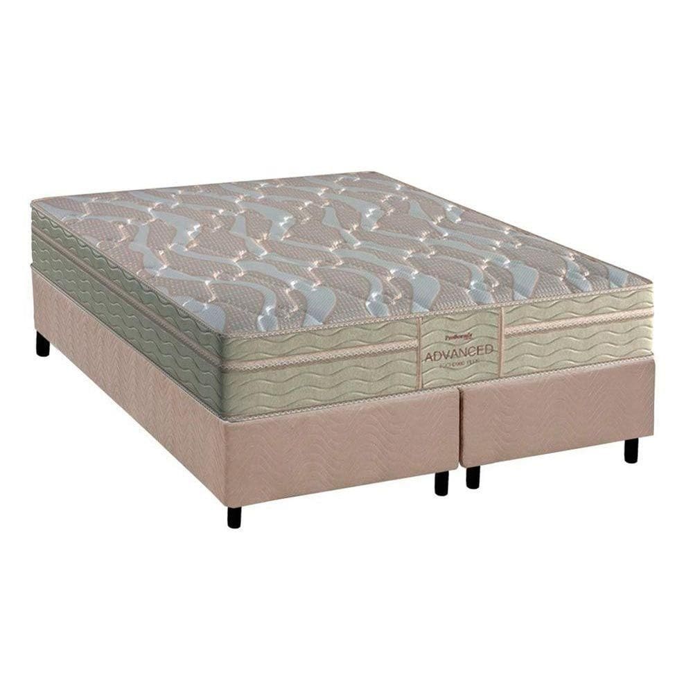 Conjunto Box Queen: Colchão Anatômico Probel D45/EP Firmepedic ProDormir Advanced Tech2000 Plus + Base CRC Suede Clean(158x198)