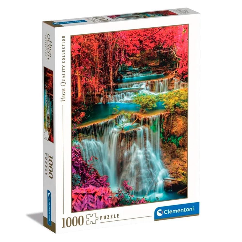 Puzzle 1000 Peças Cachoeiras Em Cores - Clementoni