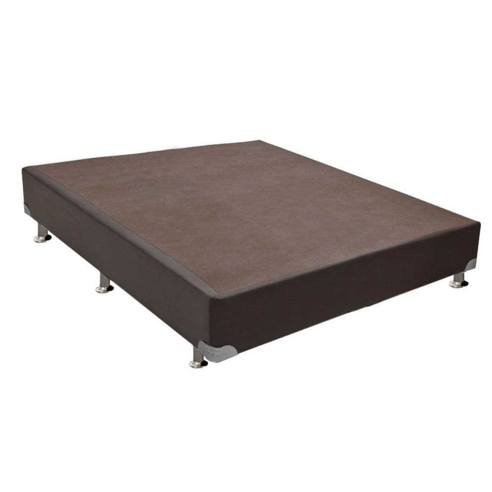 Cama Box Base Casal Universal Courano Brown (138x188x20) - Ortobom