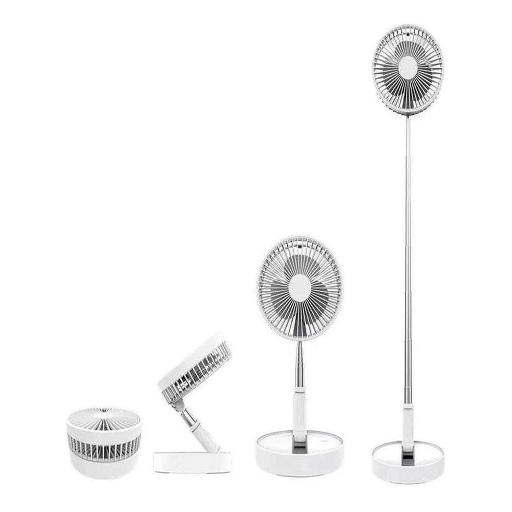 Ventilador Silencioso Portátil Dobrável Usb Preto