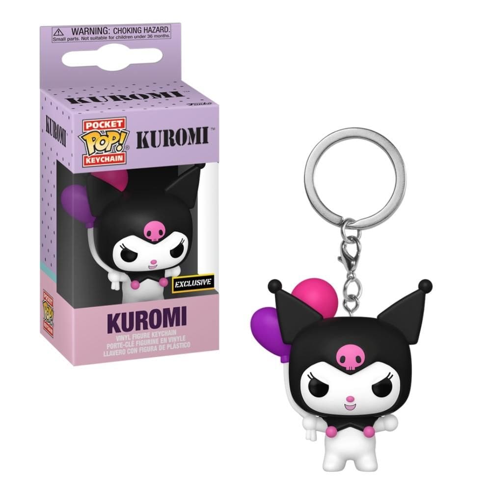 Chaveiro Funko Pop! Keychain Hello Kitty Kuromi com Balões