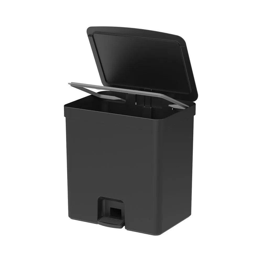 Lixeira Com Pedal Trium 20 L Preto Ou