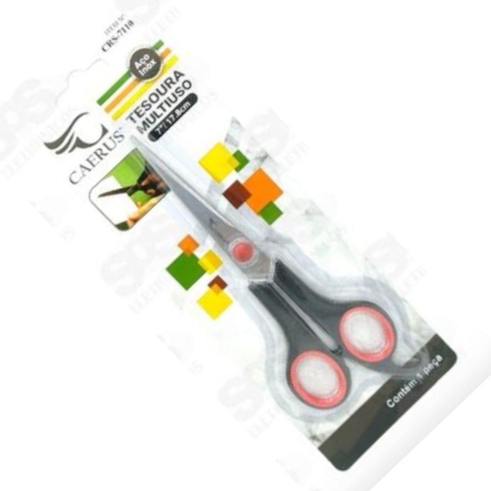 Tesoura Multiuso Ponta Fina 7 Polegadas Caerus Crs-7110