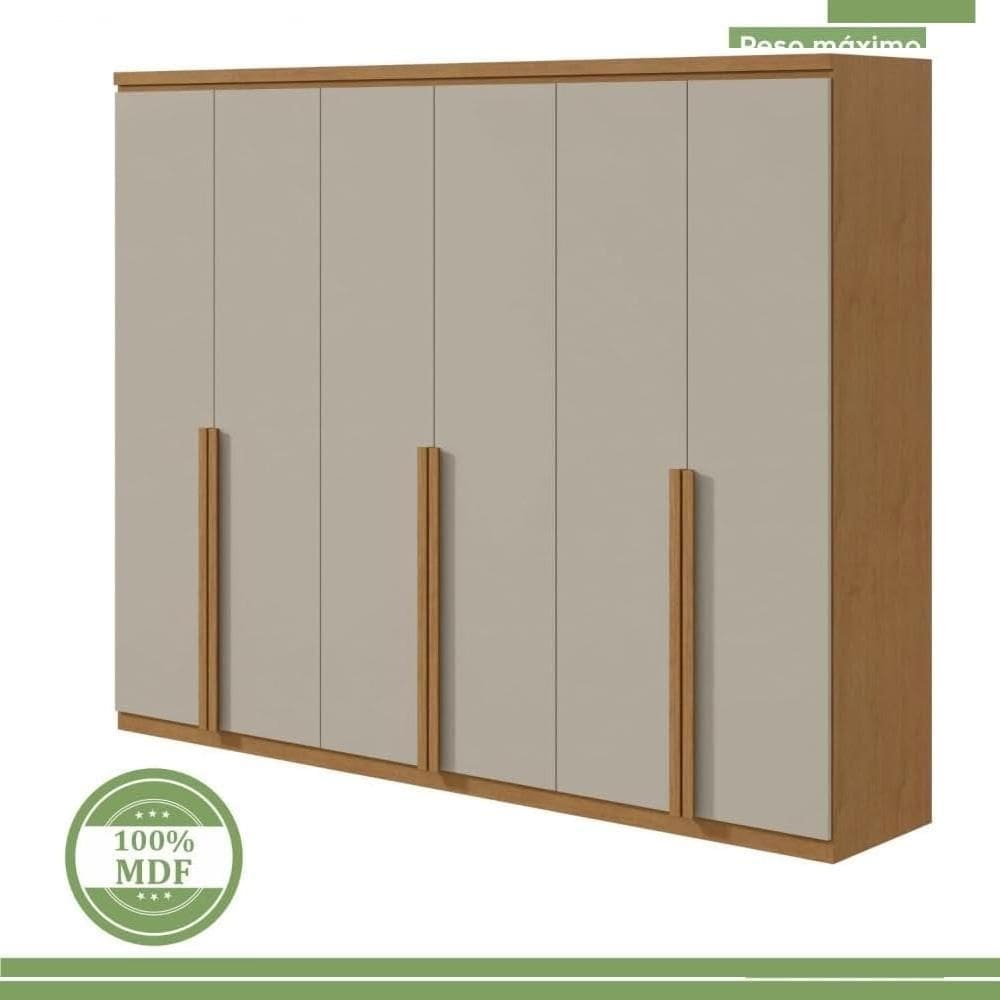 Guarda-Roupa Lopas Alonzo 6 Portas 4 Gavetas