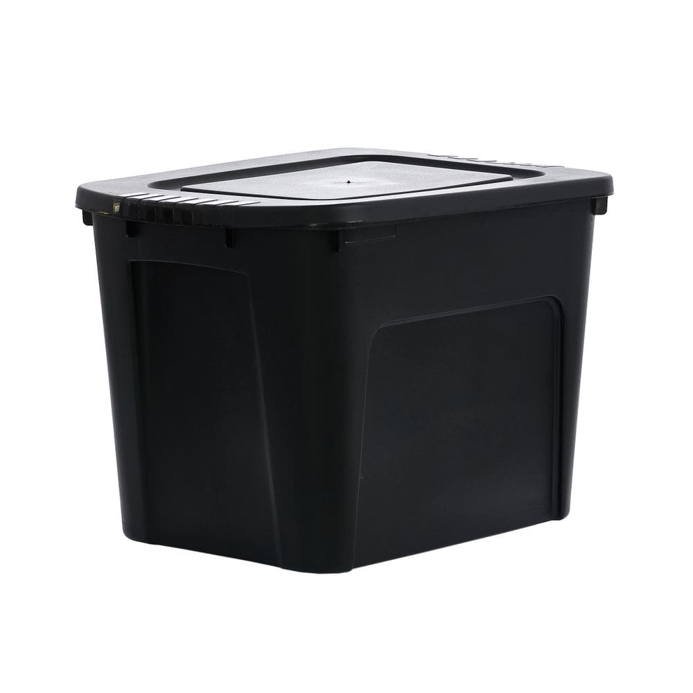Caixa Organizadora Ecobox 80 Litros Preta