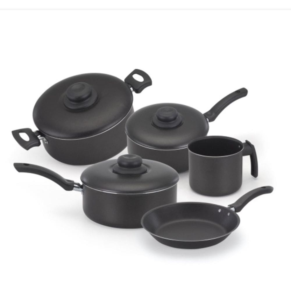 Conjunto De Panelas Antiaderente 5 Pçs Aluminio