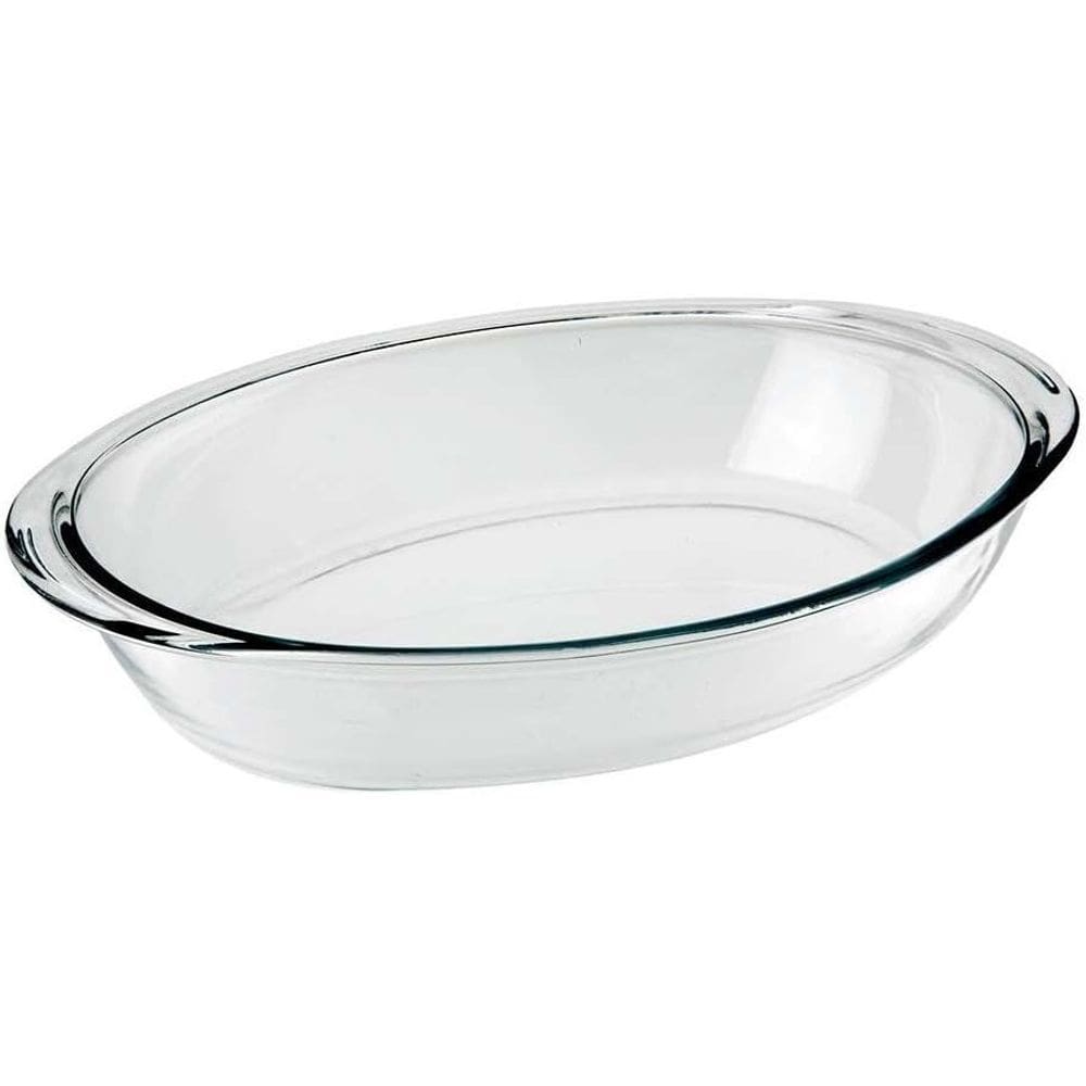 Assadeira Vidro Oval 4 L Sempre 39,6X27,6X7,3cm Nadir