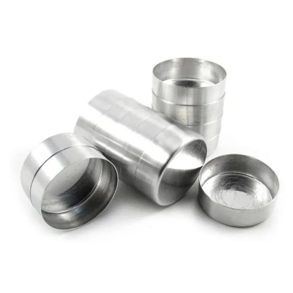 Forma N°2 Kit Com 150 Unidades Em Alumínio 6,5cm