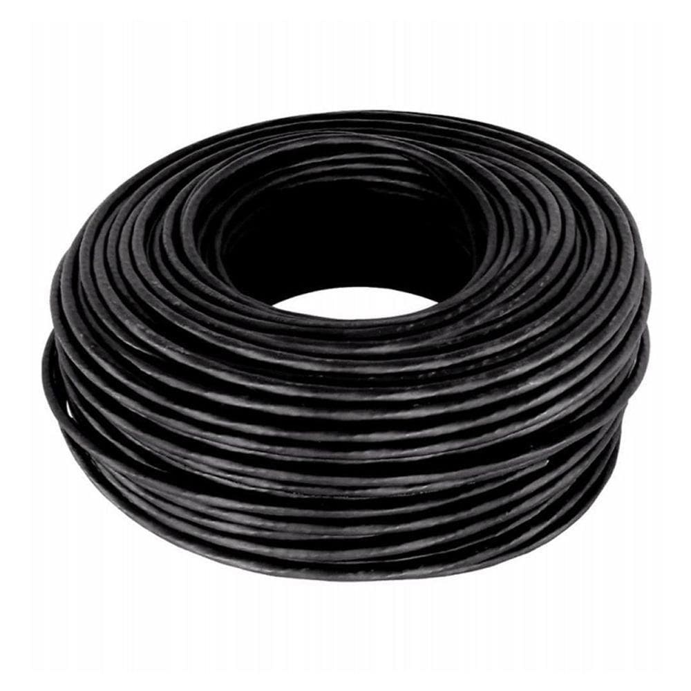 Cabo De Rede Cat 5e Mpt Interno E Externo 100 Metros U/utp 4p X 24awg | Preto