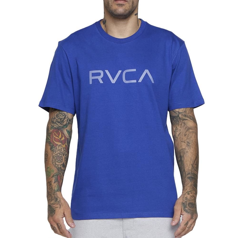 Camiseta RVCA Big RVCA Colors SM25 Masculina Royal